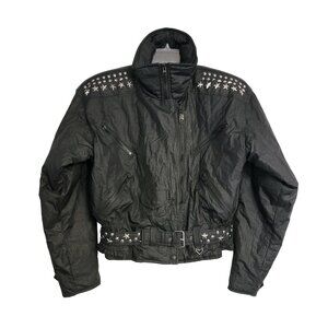 Obermeyer Vintage Retro Star Studded "Wild Thang" Ski Snowboard Jacket